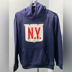New York Rangers Winter Classic Logo Hoodie Boys Youth Size L (14/16)